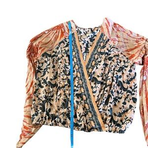 FP Movement by Free People Multicolor Patterned Blouse